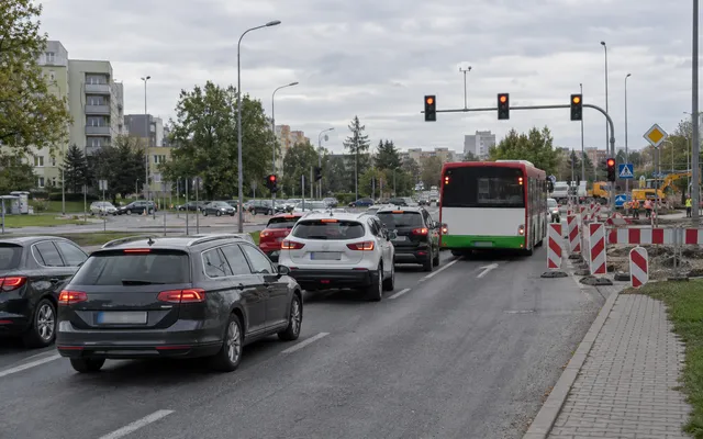 Lublin: roboty przy Andersa i Mełgiewskiej utrudniły ruch 24 września Lublin: roboty przy Andersa i Mełgiewskiej utrudniły ruch 24 września
