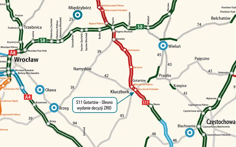 Jest zgoda na budowę 10,5 km S11 koło Kluczborka. Kierowcy pojadą nowym odcinkiem w 2028 r. Jest zgoda na budowę 10,5 km S11 koło Kluczborka. Kierowcy pojadą nowym odcinkiem w 2028 r.